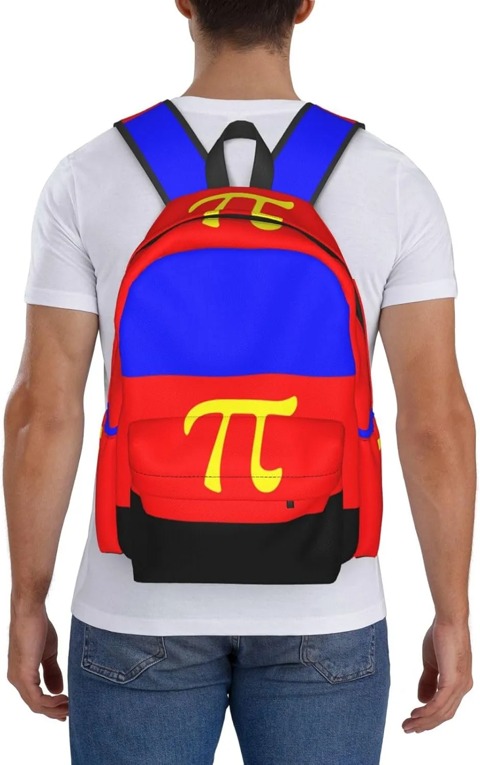 Polyamory Pride Flag Laptop Backpack Shoulder Bag Laptop Pack Travel Backpacks Commuter Back Pack Casual Daypack Bags With Side Pockets