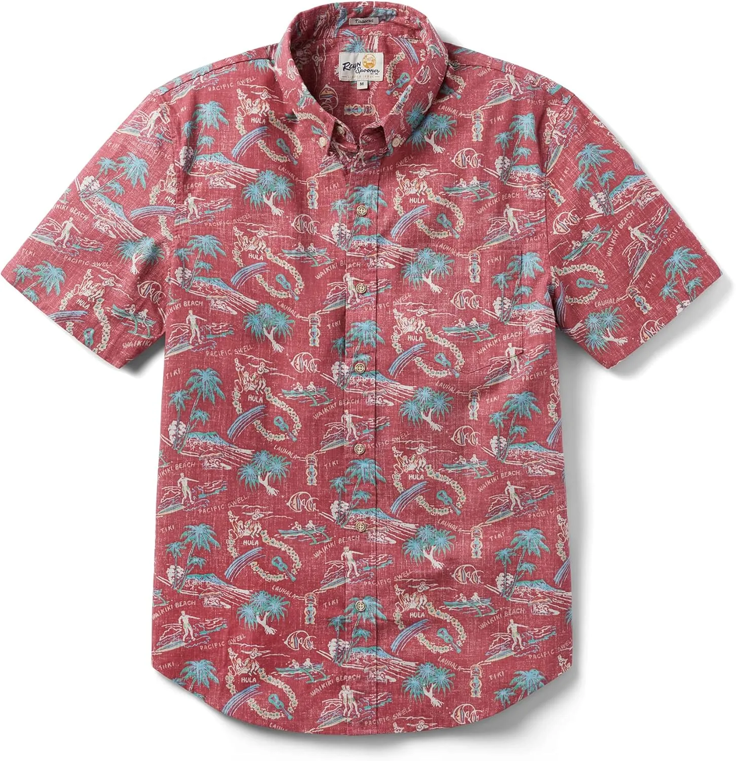 Reyn Spooner Oceanic Hawaiian Aloha Shirt - Tailored Button Front
