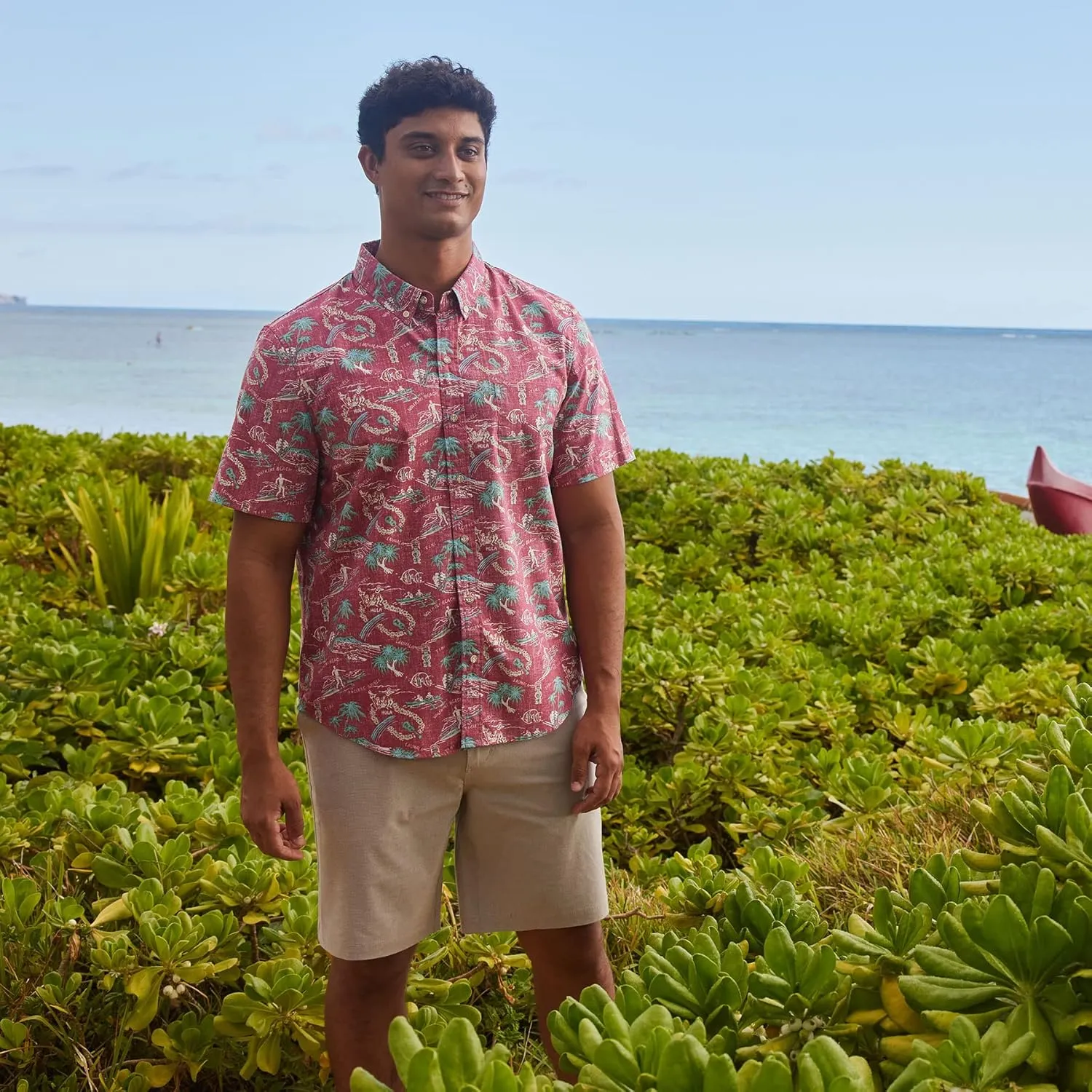 Reyn Spooner Oceanic Hawaiian Aloha Shirt - Tailored Button Front