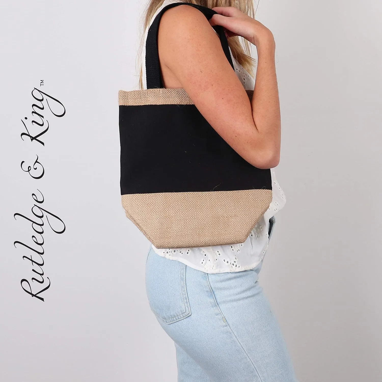 Rutledge & King Wine Purse - Reusable Wine Caddy and Tote - Gift Bag