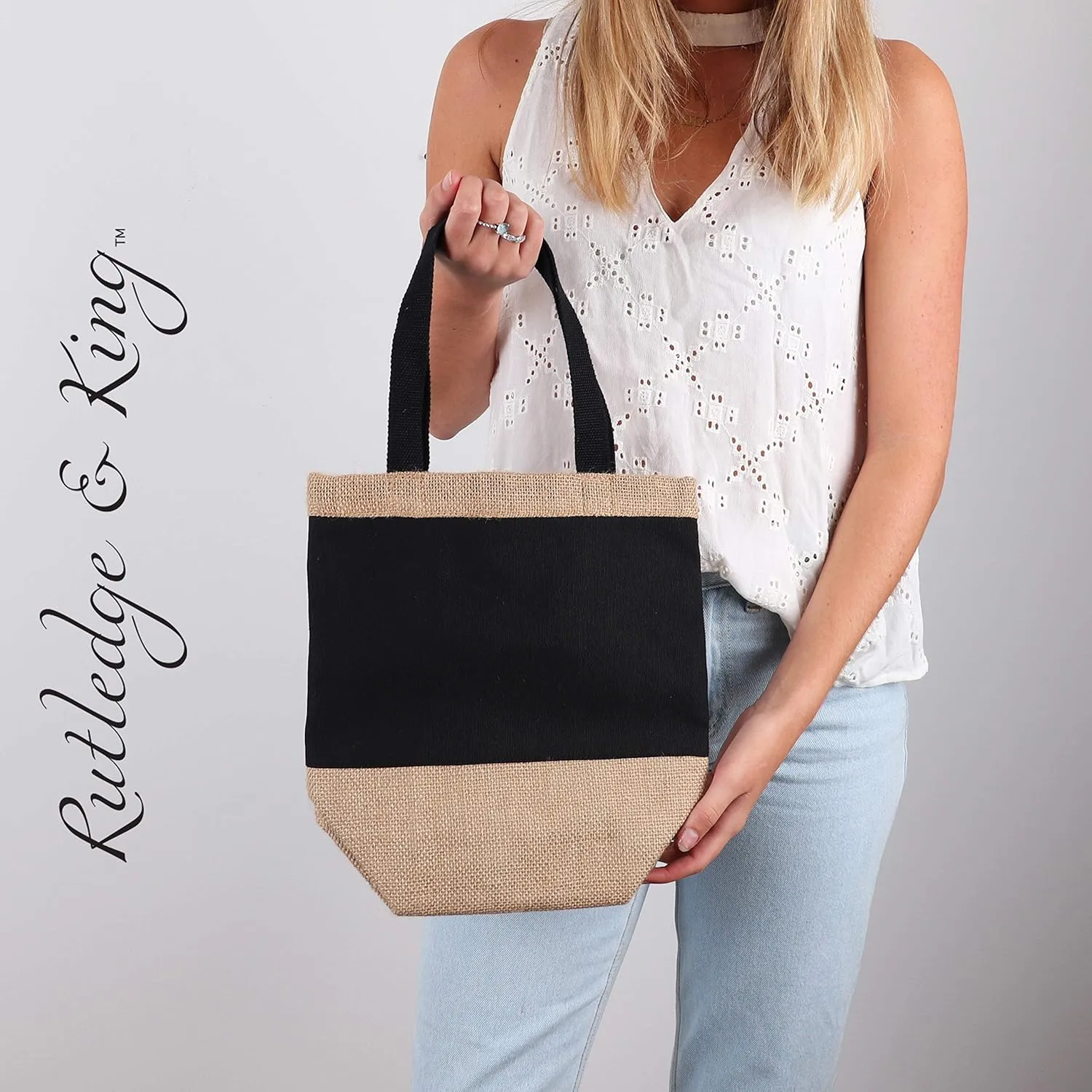 Rutledge & King Wine Purse - Reusable Wine Caddy and Tote - Gift Bag