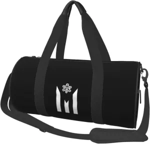 Sol Taino Puerto Rico Flag Convertible Garment Bag with Shoulder Strap, Carry on Garment Duffel Bag for Men Women - Rolling Foldable for Travel Luggage Bags (Black)