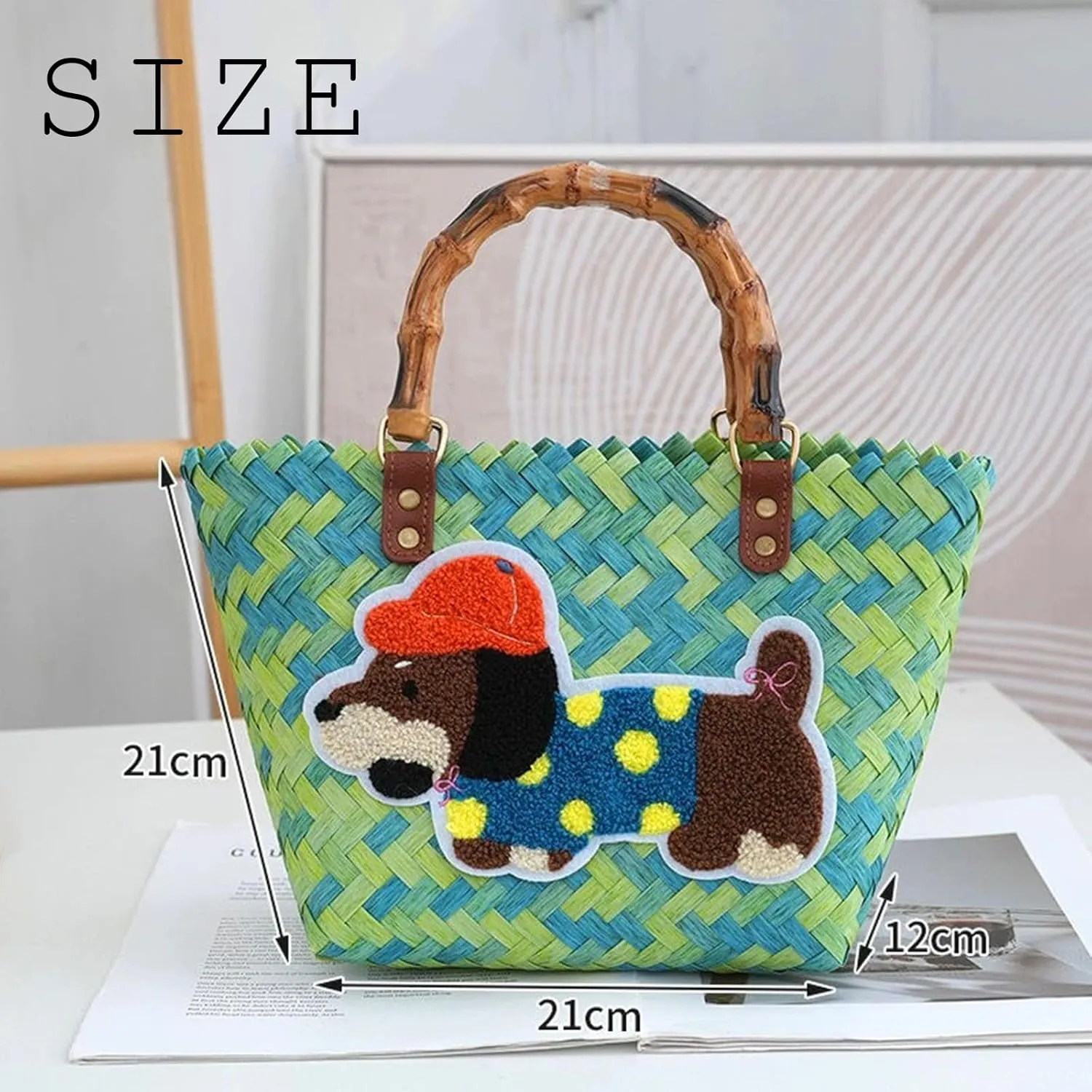 Straw Purses for Women 2025, Basket Purse, Tote Bags, Summer Beach Bag with Lining for Travel Vacation Dating Shopping