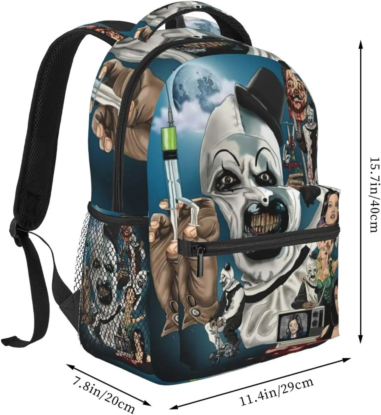 Terri-fier Backpack Lightweight Printed Backpacks Travel Backpack,Leisure Laptop Backpack One Size