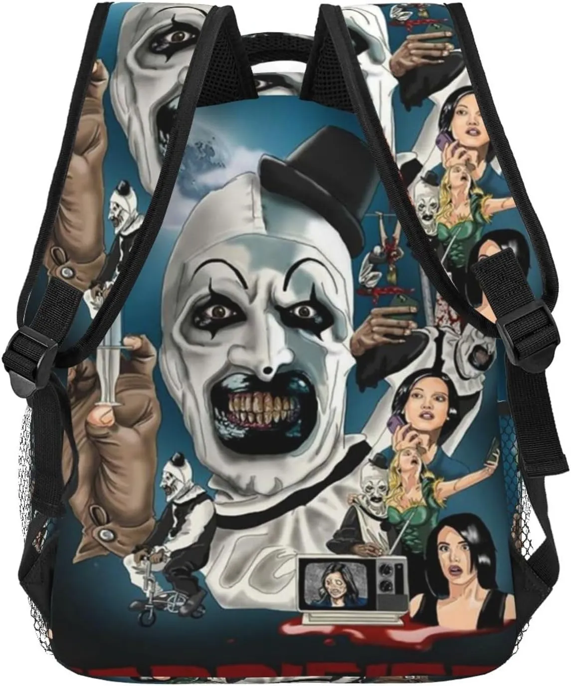 Terri-fier Backpack Lightweight Printed Backpacks Travel Backpack,Leisure Laptop Backpack One Size