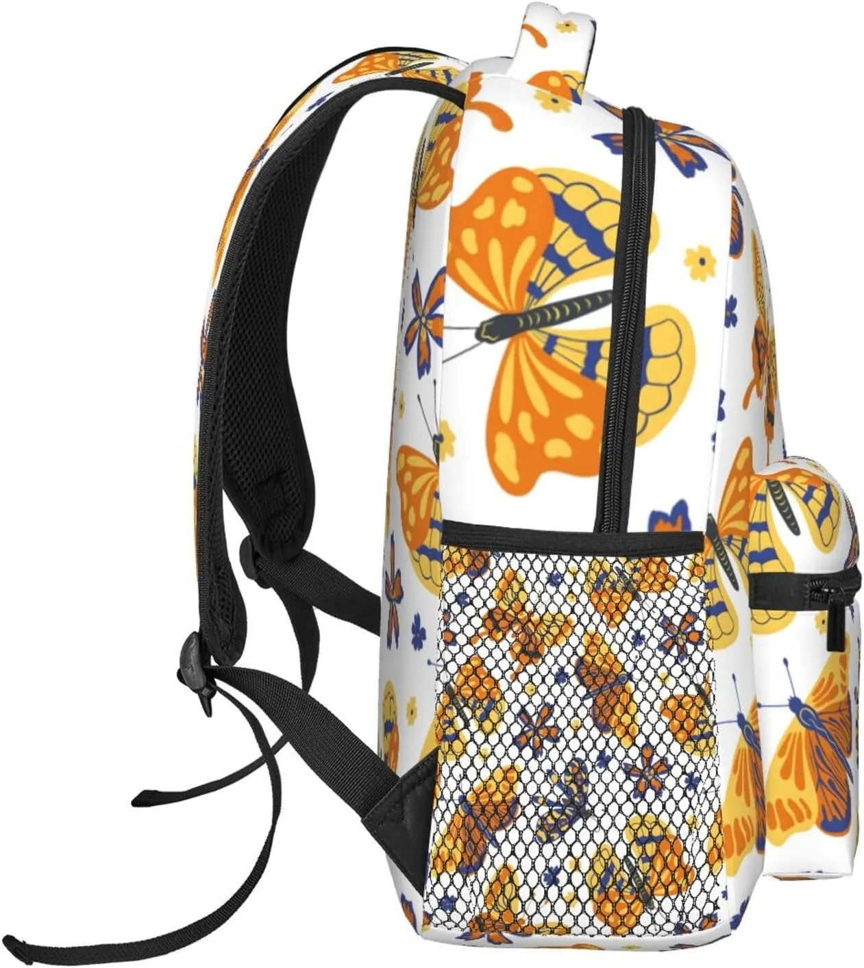 Travel Laptop Backpack for Women Lightweight College Backpack Adjustable Fits 15.6 Inch Laptop Bag Computer Bag for Men, Work, Gym - Butterfly