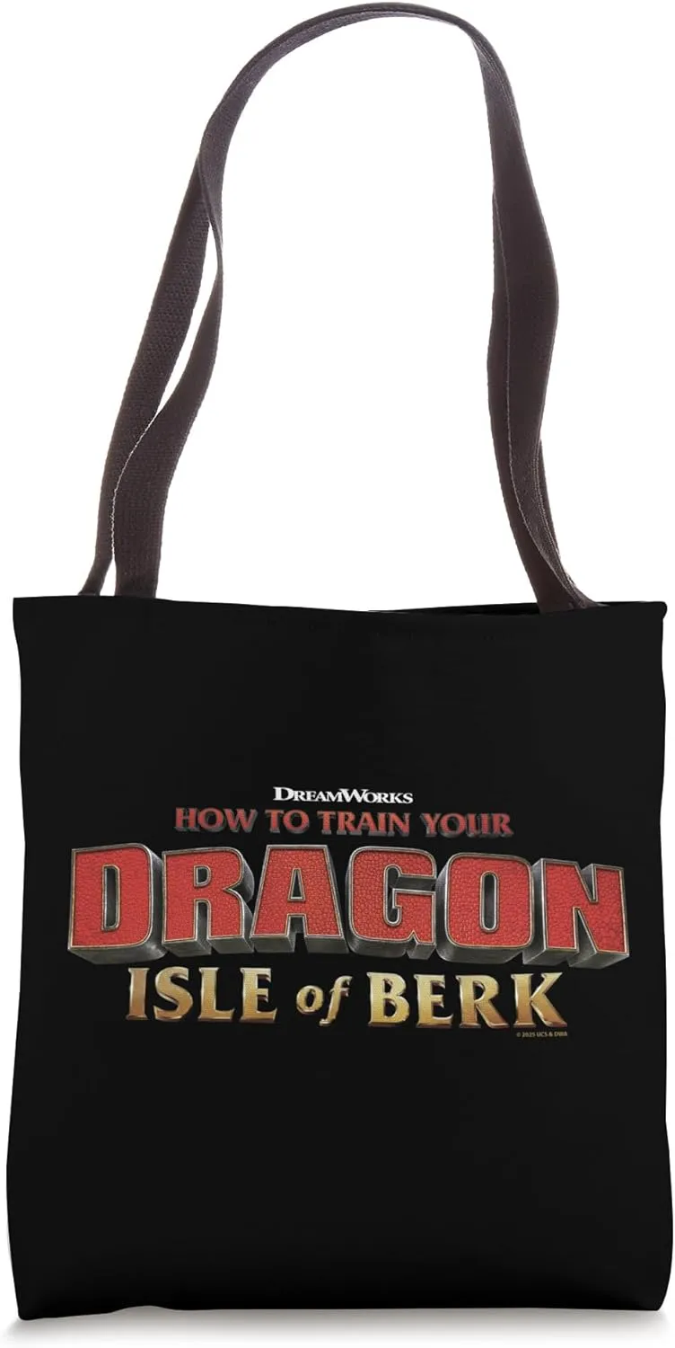 Universal Epic Universe Dragons Isle of Berk Logo Tote Bag