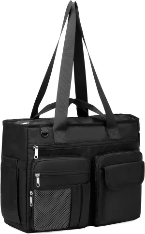 Utility Tote Bag for Work Women Teacher Nurse Diaper Carry on Carryon Weekend Trip Weekender Overnight Travel Groceries Appriceation Gift for New Nurse Teaching Nursing School Student Graduation