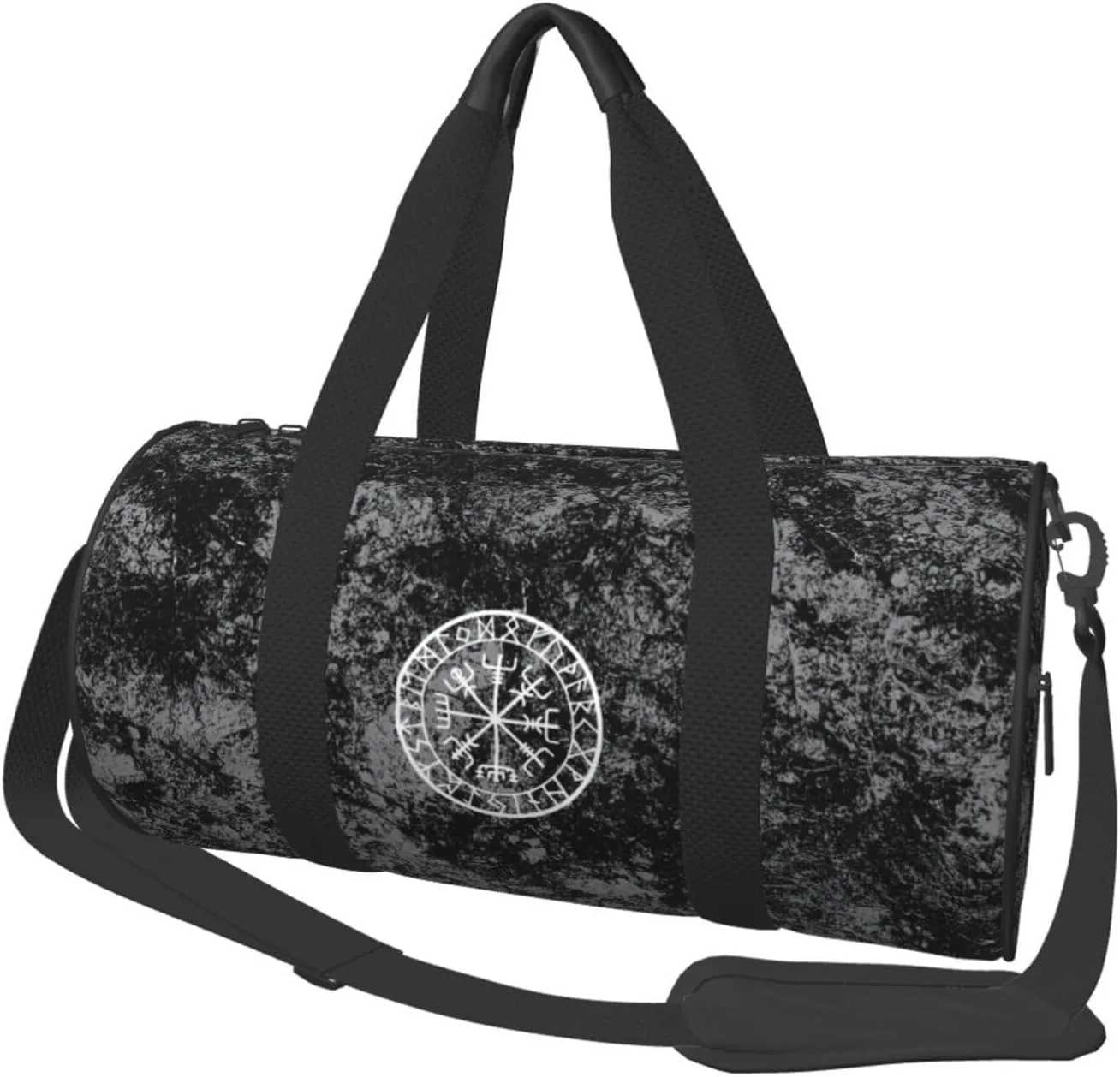 Vegvisir Convertible Garment Bag with Shoulder Strap, Carry on Garment Duffel Bag for Men Women - Rolling Foldable for Travel Luggage Bags (Black)