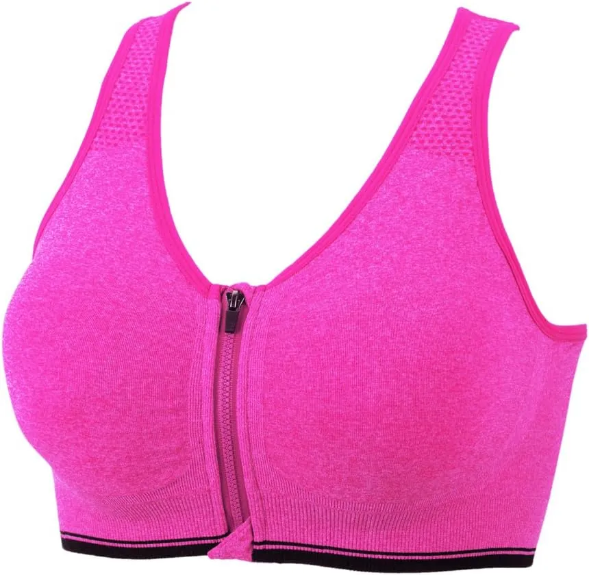YEYELE Medium Support and Removable Pad Tank Top Racerback Post Surgery Sports Bras for Women